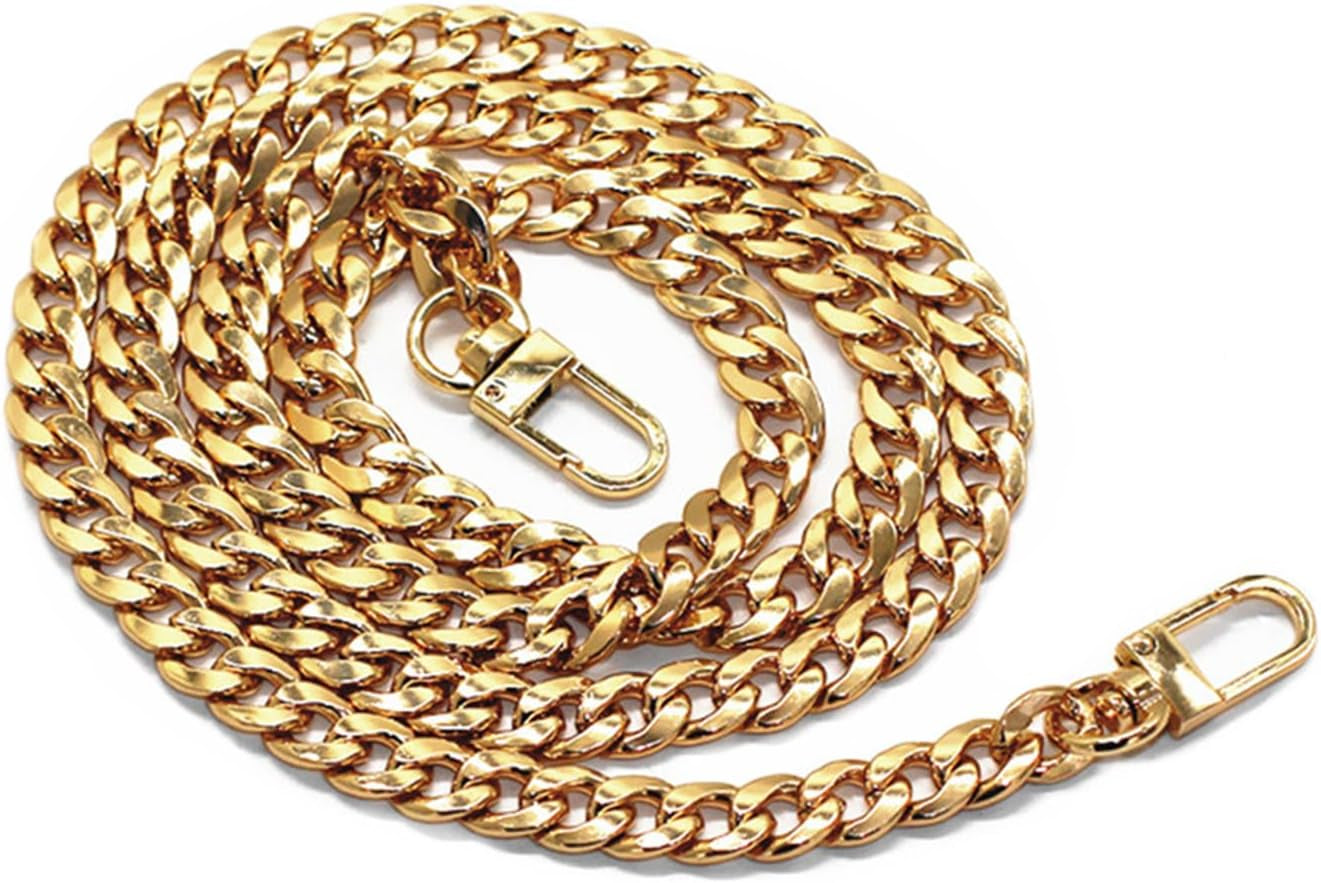 Adjustable Handbag Replacement Chain with Metal Buckles