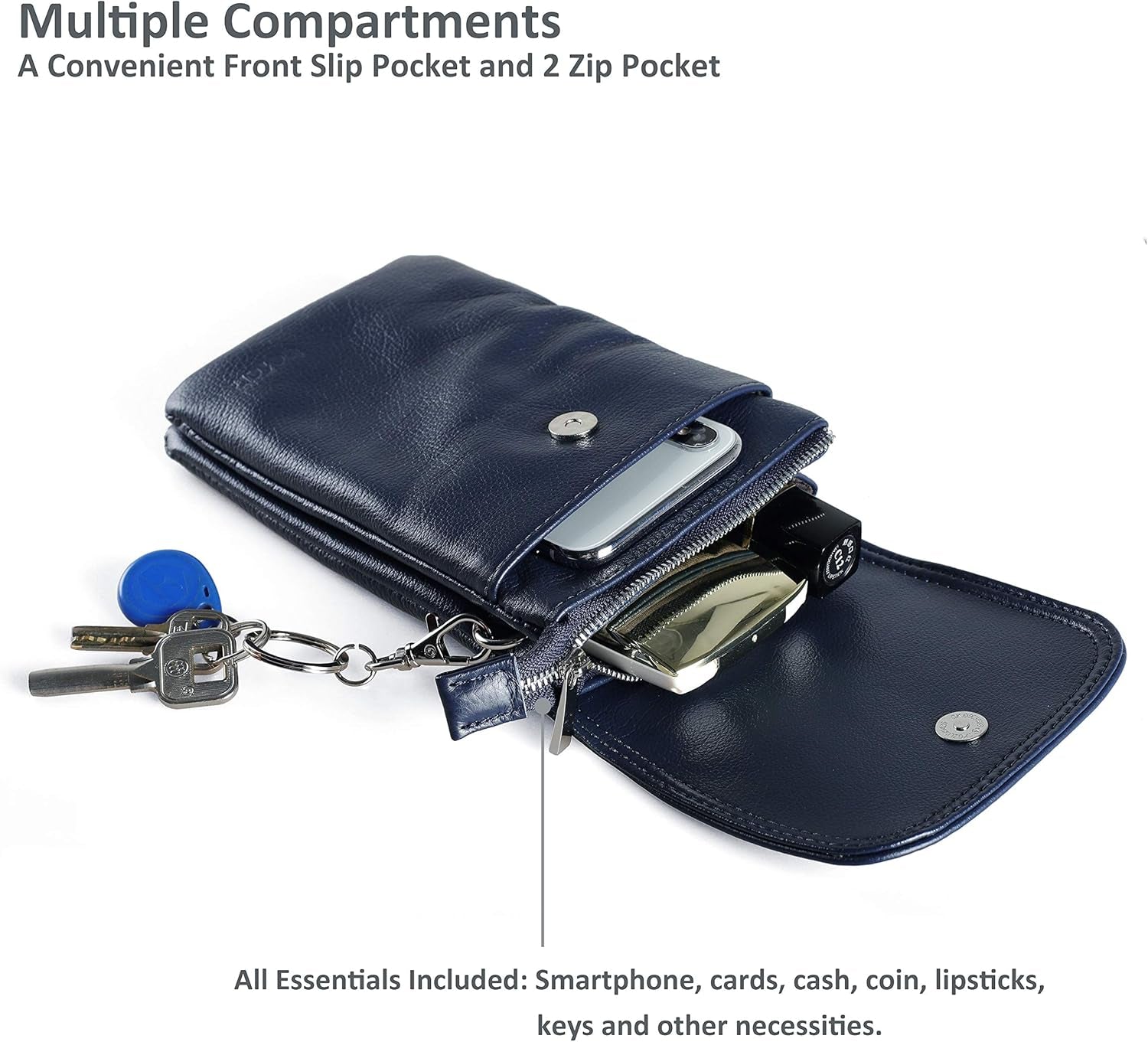 Chic Genuine Leather Crossbody Bag