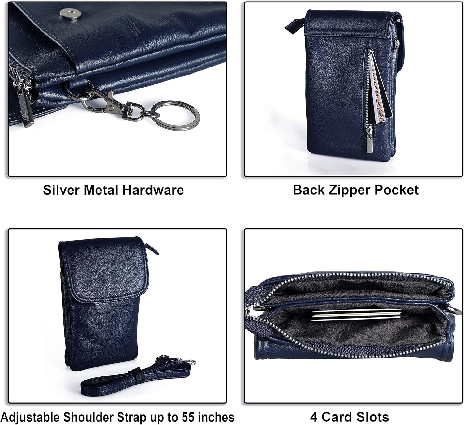 Chic Genuine Leather Crossbody Bag
