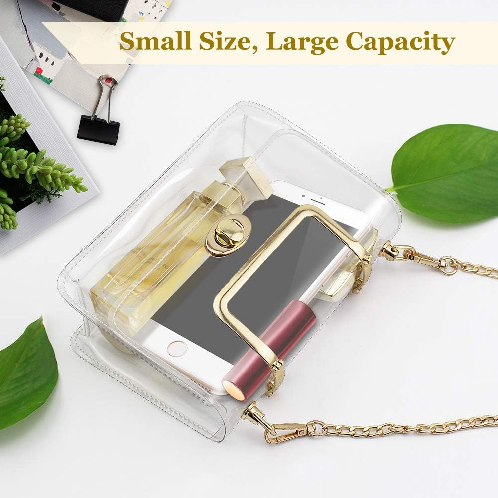 Versatile Clear Crossbody Purse