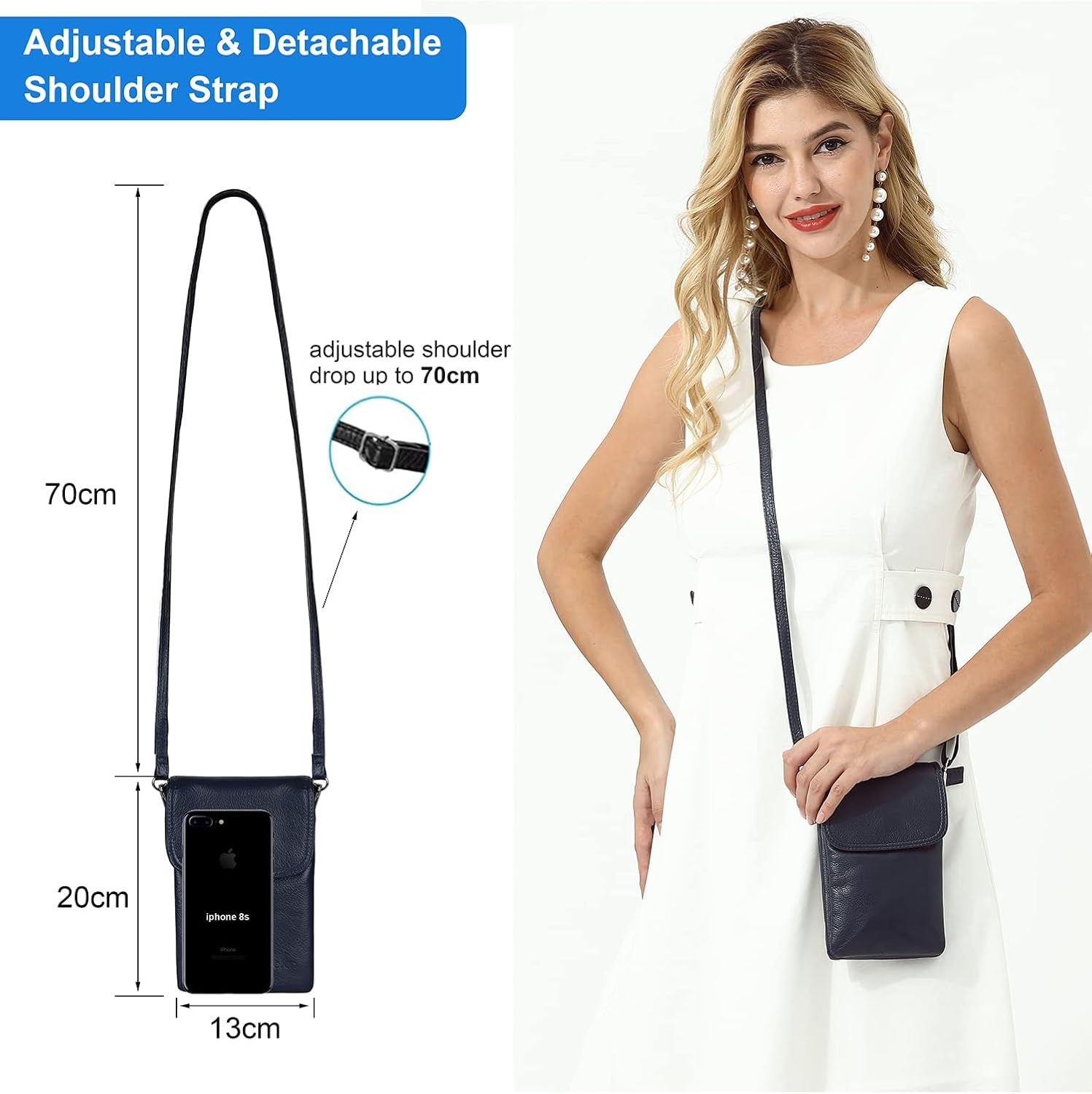 Chic Genuine Leather Crossbody Bag