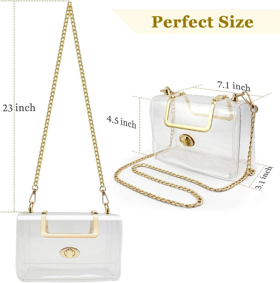 Versatile Clear Crossbody Purse