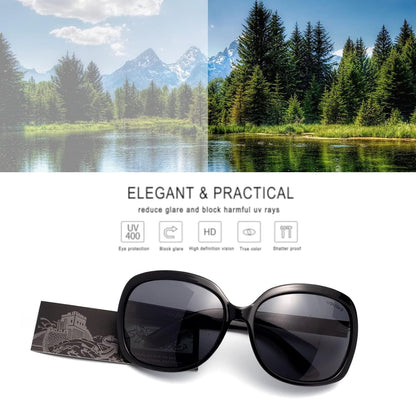 Oversized Polarized Uv Protection Sunglasses