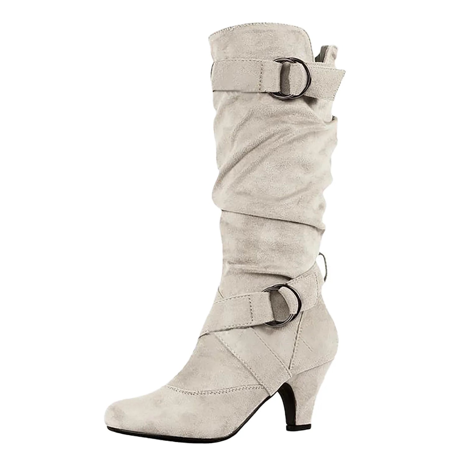 Classic Mid Heel Mid-Calf Boots