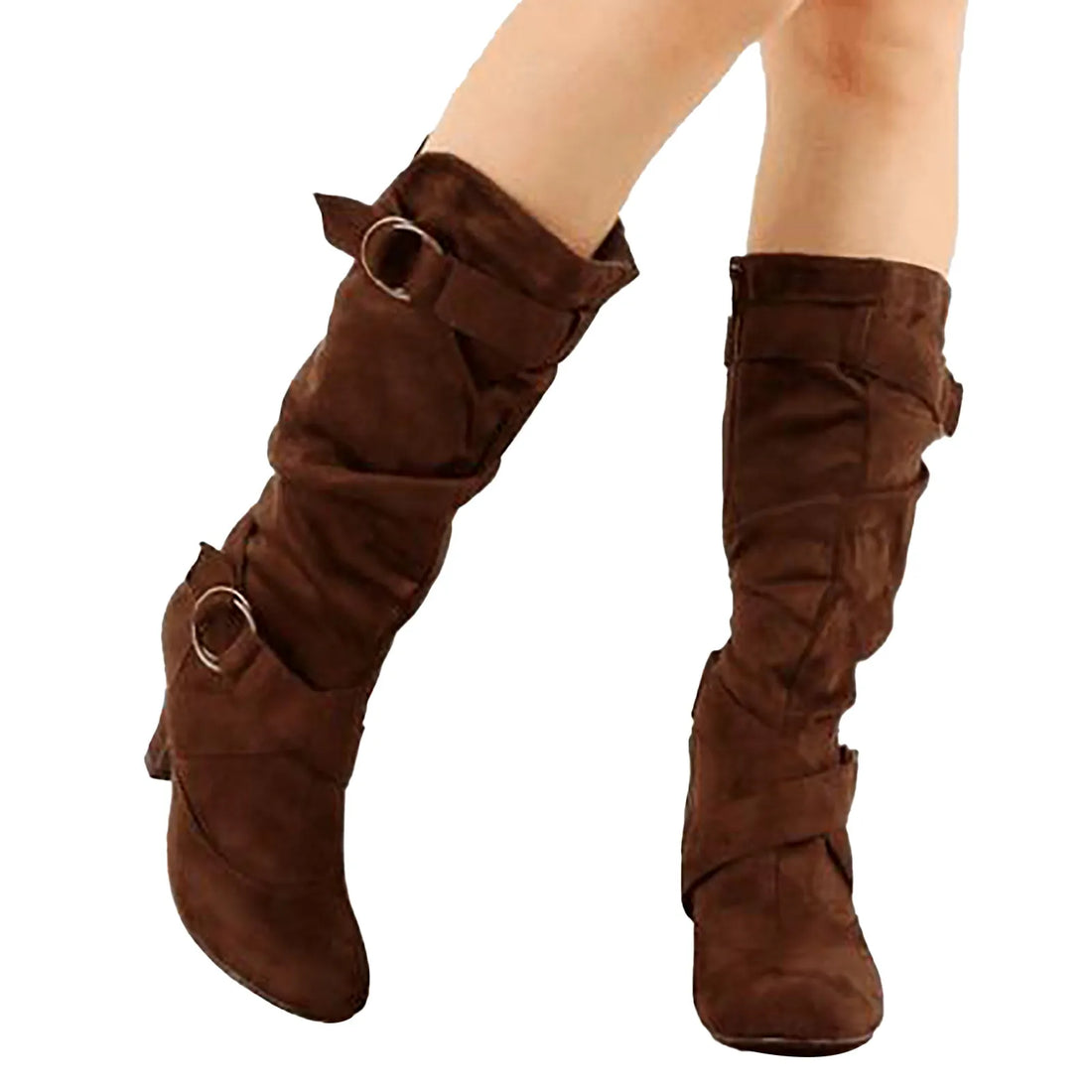 Classic Mid Heel Mid-Calf Boots