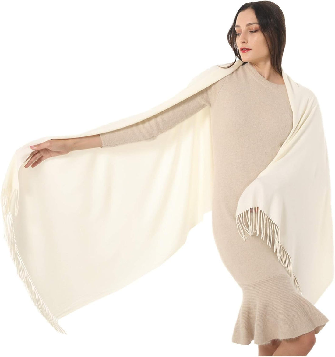 Womens Scarf Pashmina Shawls and Wraps for Evening Dress Wedding Bridesmaid Gift