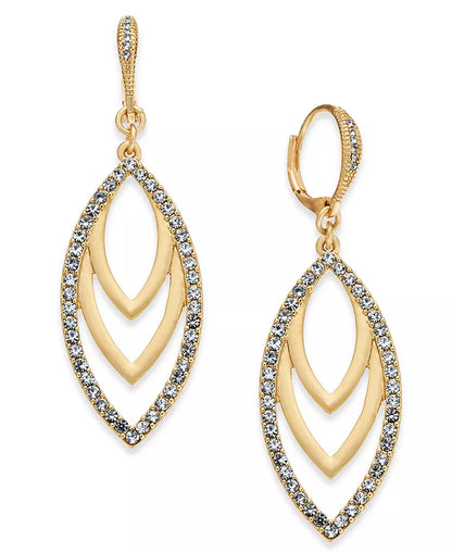 Timeless Drop Navette Earrings