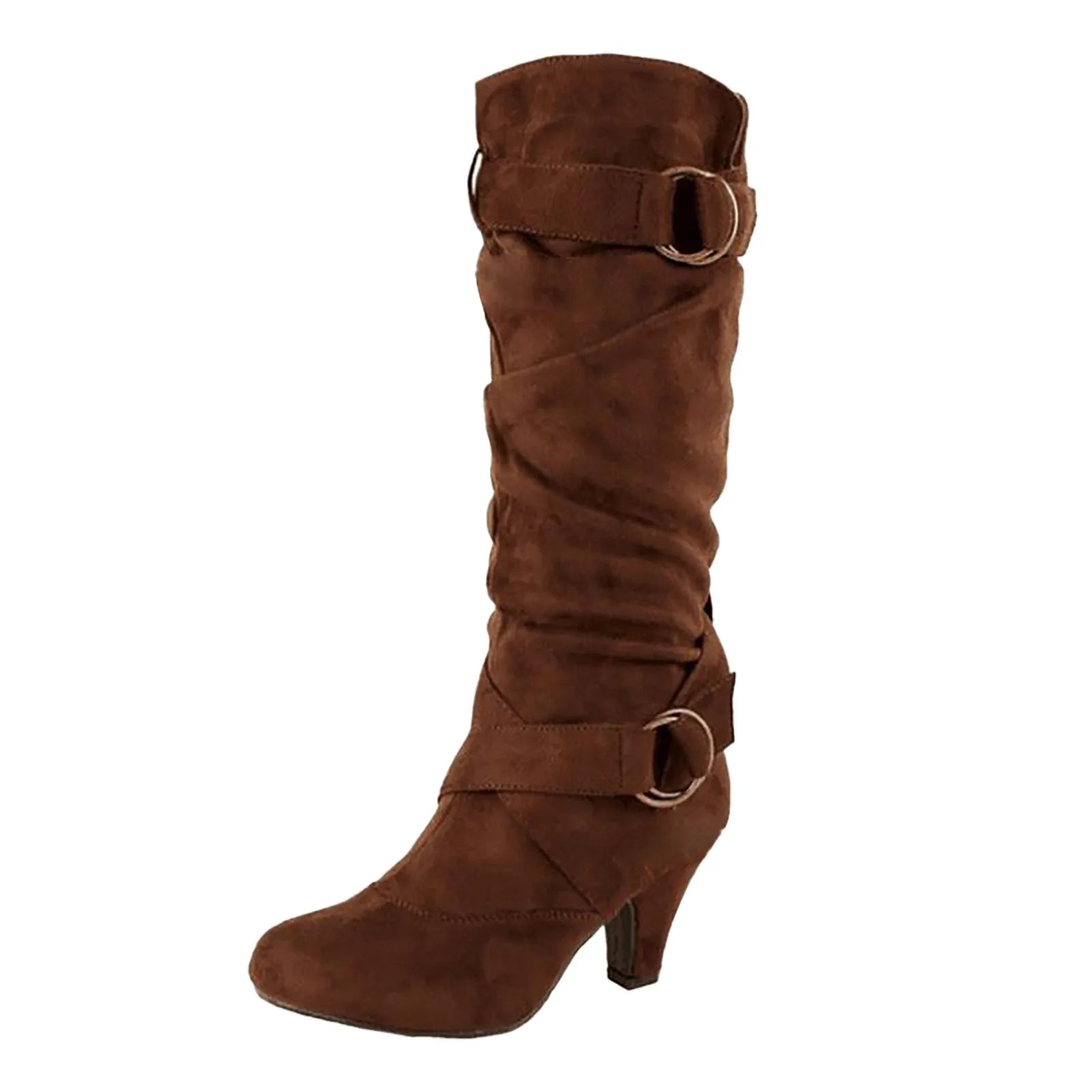 Classic Mid Heel Mid-Calf Boots