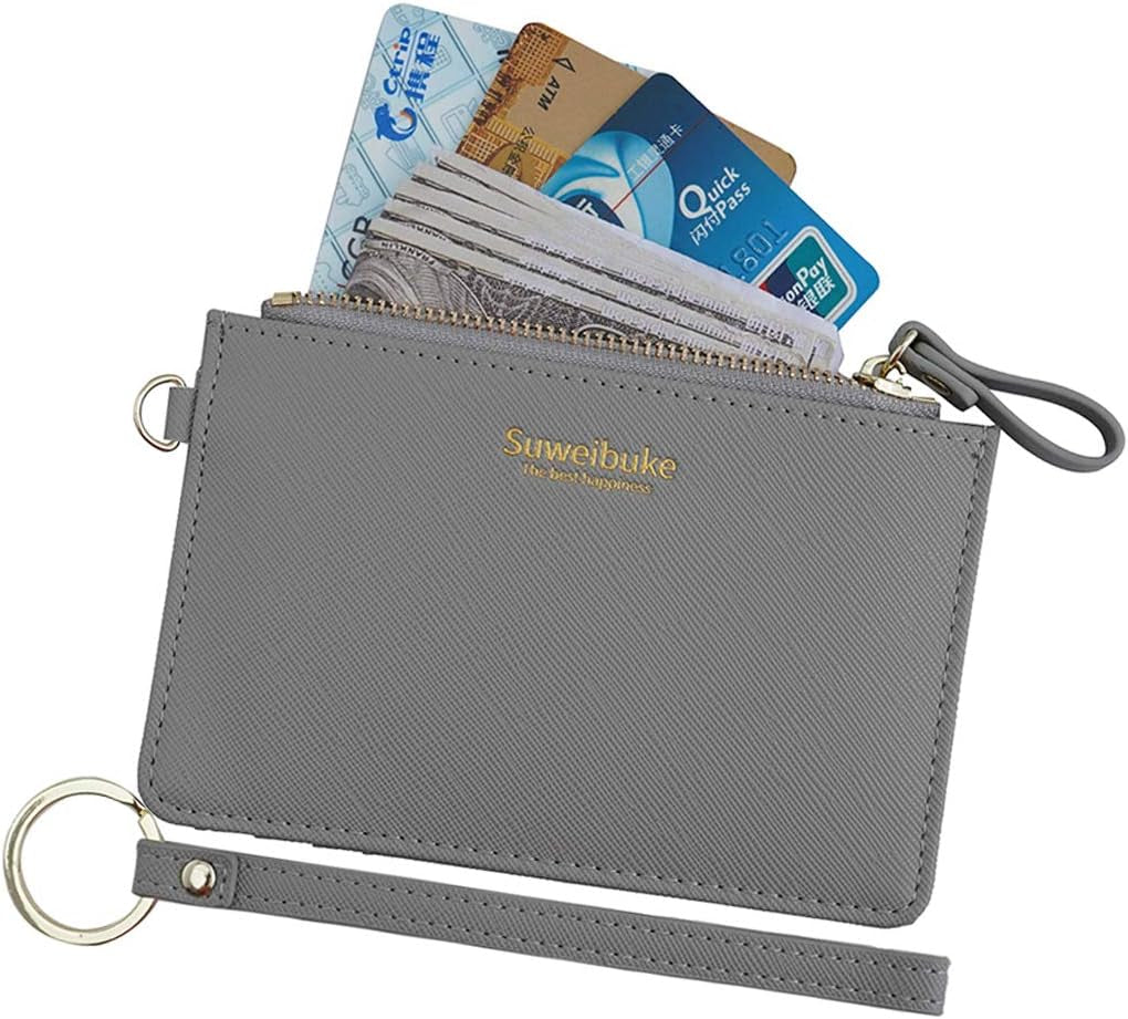 Stylish Wristlet with Card Case, Coin Pocket &amp; Keychain
