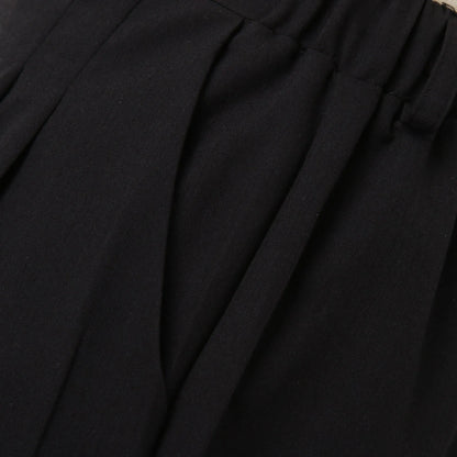 Solid Wide Leg Pants for Woman Work Business High Waisted Pants Office Elastic Trousers Casual Streetwear Womens&