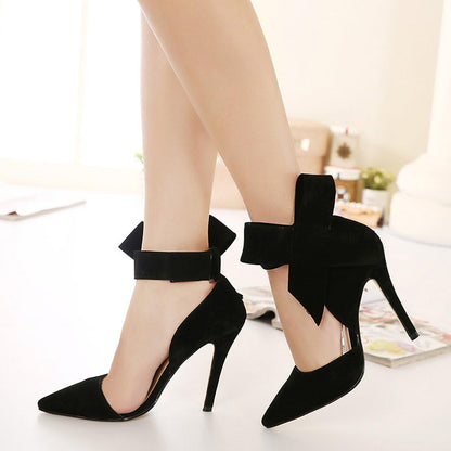 Stiletto Big Bowknot Pumps