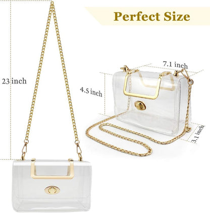 Versatile Clear Crossbody Purse
